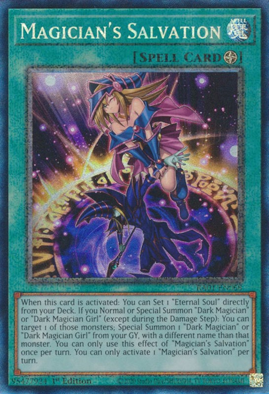 Magician's Salvation [RA01-EN068] Prismatic Collector's Rare | Black Swamp Games