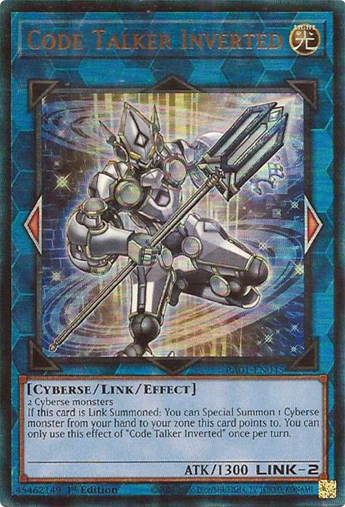 Code Talker Inverted [RA01-EN045] Prismatic Ultimate Rare | Black Swamp Games