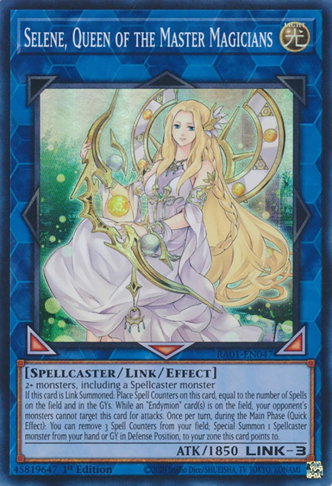 Selene, Queen of the Master Magicians [RA01-EN047] Super Rare | Black Swamp Games