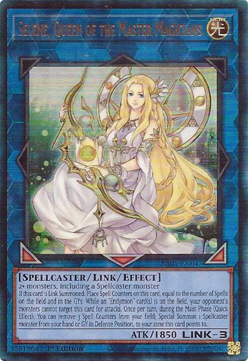 Selene, Queen of the Master Magicians [RA01-EN047] Prismatic Ultimate Rare | Black Swamp Games