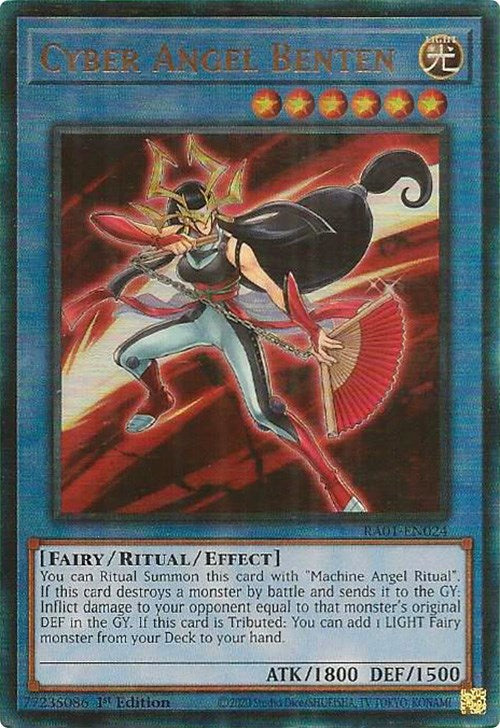 Cyber Angel Benten [RA01-EN024] Prismatic Ultimate Rare | Black Swamp Games