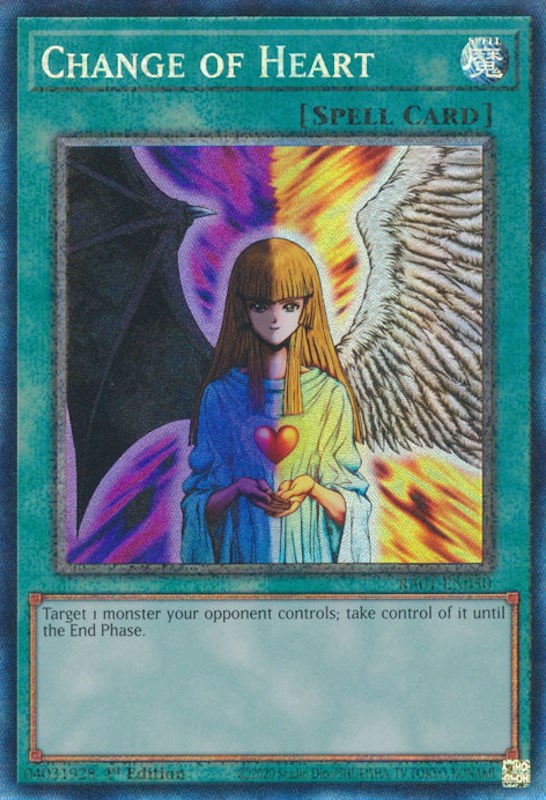 Change of Heart [RA01-EN050] Prismatic Collector's Rare | Black Swamp Games