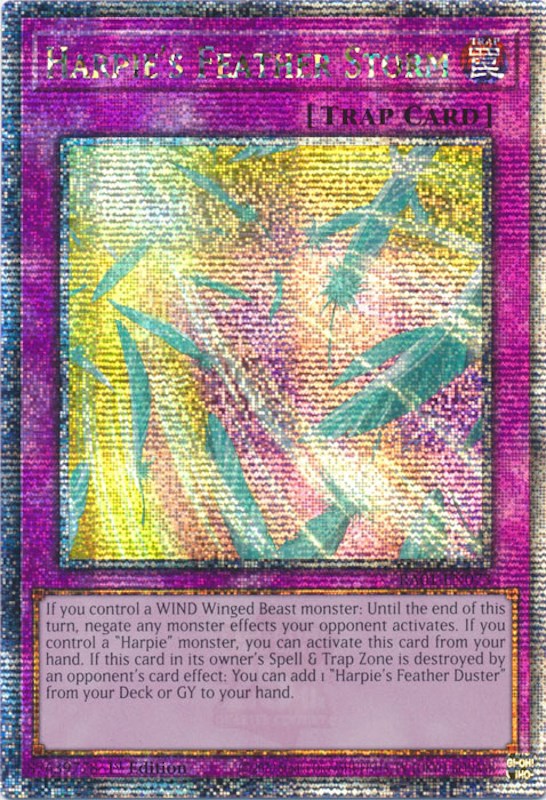 Harpie's Feather Storm [RA01-EN073] Quarter Century Secret Rare | Black Swamp Games