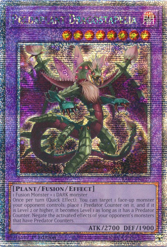 Predaplant Dragostapelia [RA01-EN027] Quarter Century Secret Rare | Black Swamp Games