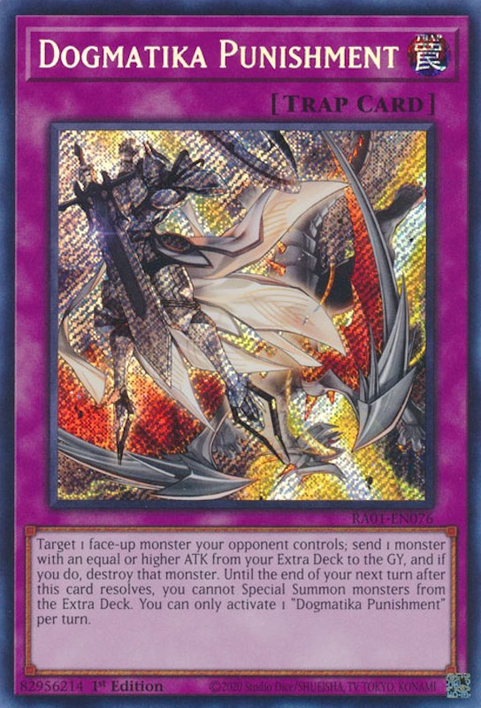 Dogmatika Punishment [RA01-EN076] Secret Rare | Black Swamp Games