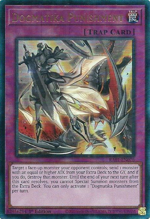 Dogmatika Punishment [RA01-EN076] Prismatic Ultimate Rare | Black Swamp Games