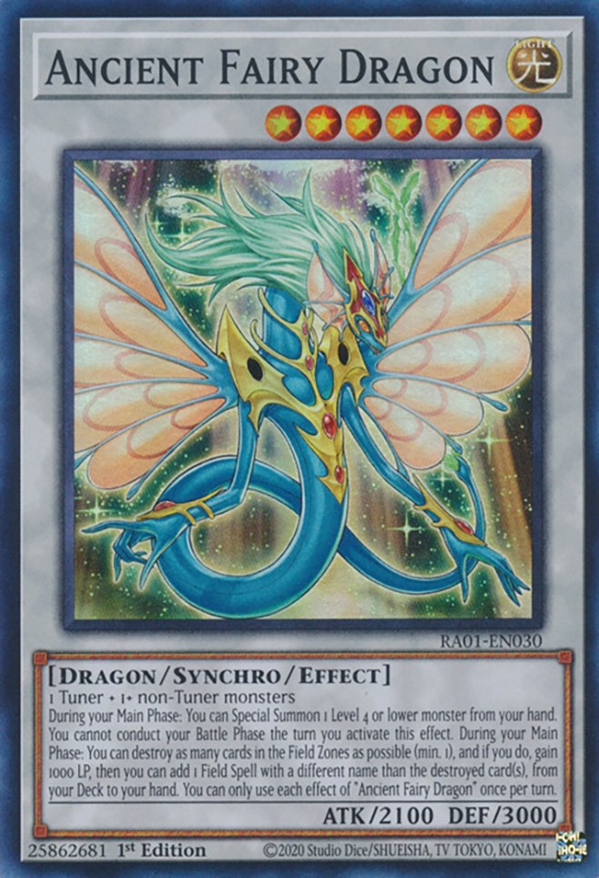 Ancient Fairy Dragon [RA01-EN030] Super Rare | Black Swamp Games