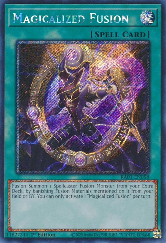 Magicalized Fusion [RA01-EN058] Platinum Secret Rare | Black Swamp Games