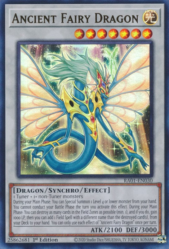 Ancient Fairy Dragon [RA01-EN030] Ultra Rare | Black Swamp Games