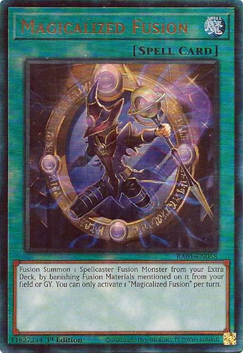 Magicalized Fusion [RA01-EN058] Prismatic Ultimate Rare | Black Swamp Games