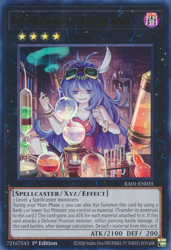 Downerd Magician [RA01-EN035] Ultra Rare | Black Swamp Games