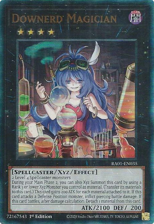 Downerd Magician [RA01-EN035] Prismatic Ultimate Rare | Black Swamp Games