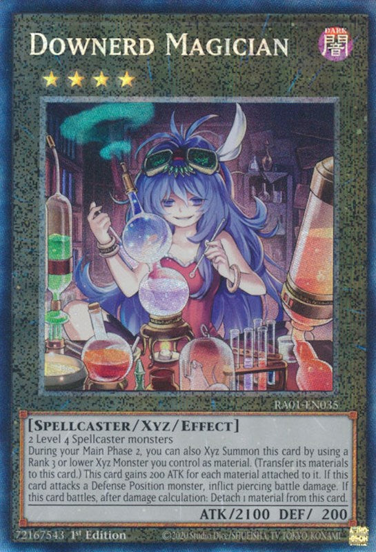 Downerd Magician [RA01-EN035] Prismatic Collector's Rare | Black Swamp Games