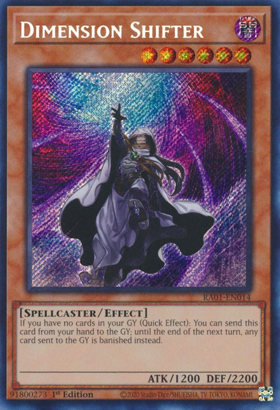 Dimension Shifter [RA01-EN014] Secret Rare | Black Swamp Games