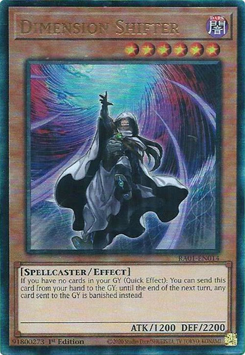 Dimension Shifter [RA01-EN014] Prismatic Ultimate Rare | Black Swamp Games