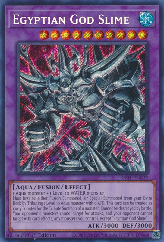 Egyptian God Slime [RA01-EN029] Secret Rare | Black Swamp Games