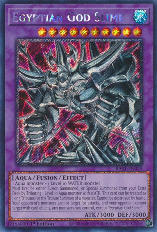 Egyptian God Slime [RA01-EN029] Platinum Secret Rare | Black Swamp Games