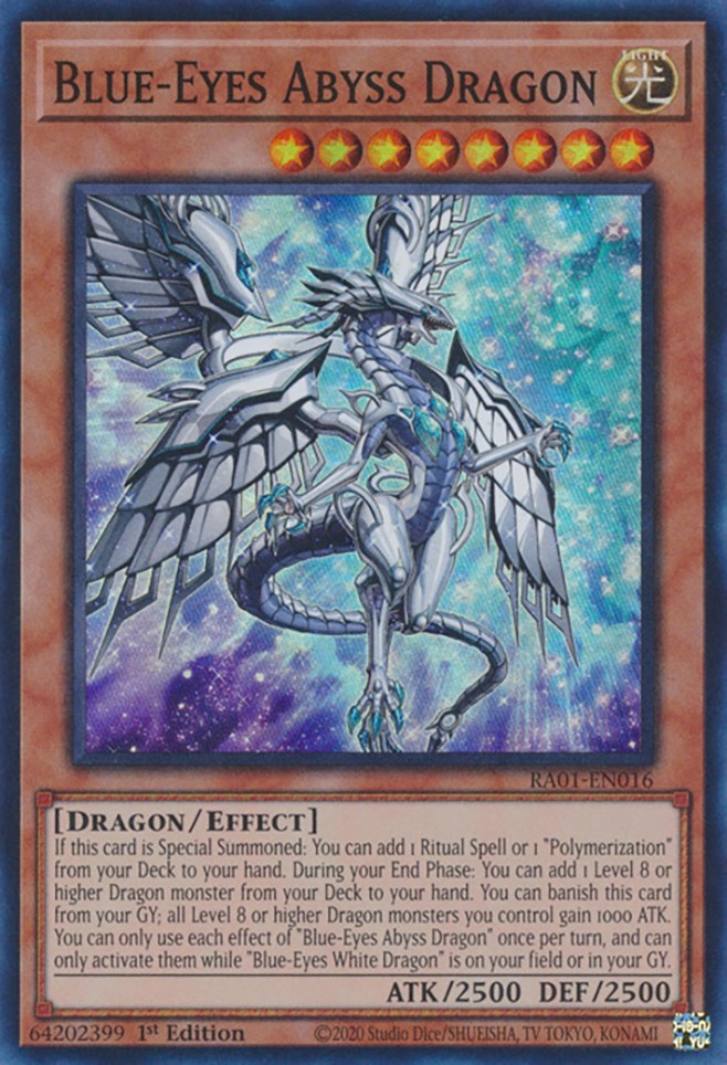 Blue-Eyes Abyss Dragon [RA01-EN016] Super Rare | Black Swamp Games