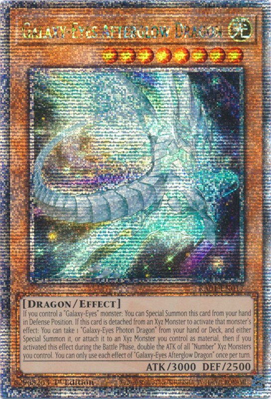 Galaxy-Eyes Afterglow Dragon [RA01-EN017] Quarter Century Secret Rare | Black Swamp Games