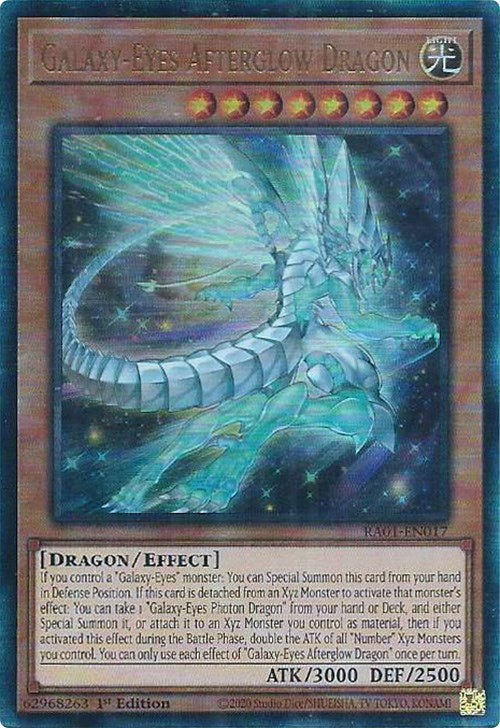 Galaxy-Eyes Afterglow Dragon [RA01-EN017] Prismatic Ultimate Rare | Black Swamp Games