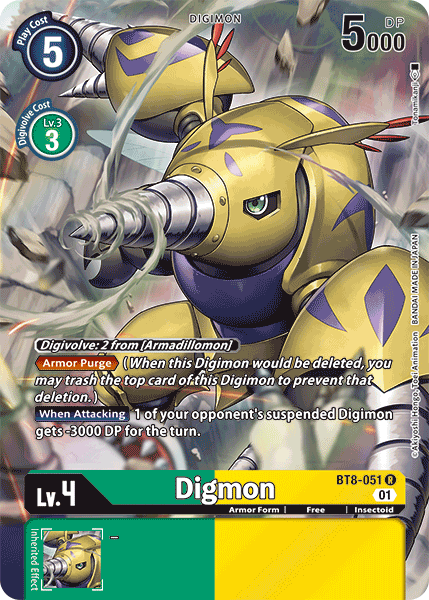 Digmon [BT8-051] (Alternate Art) [New Awakening] | Black Swamp Games