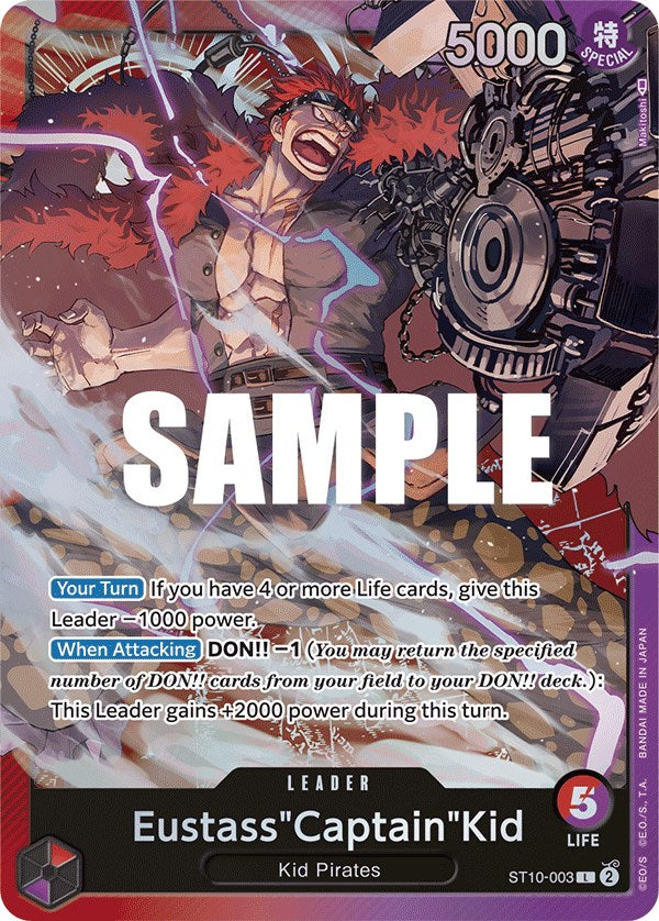 Eustass"Captain"Kid [Ultra Deck - The Three Captains] | Black Swamp Games