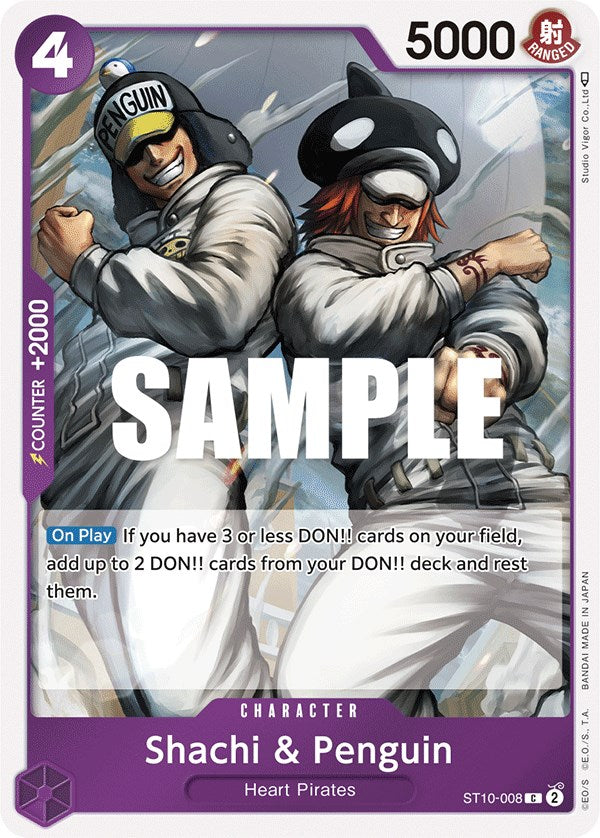 Shachi & Penguin [Ultra Deck - The Three Captains] | Black Swamp Games