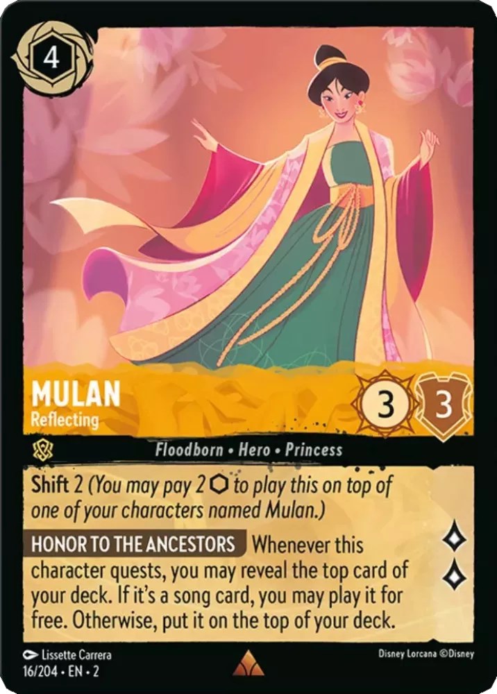 Mulan - Reflecting (16/204) [Rise of the Floodborn] | Black Swamp Games