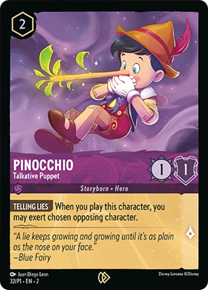 Pinocchio - Talkative Puppet (32) [Promo Cards] | Black Swamp Games