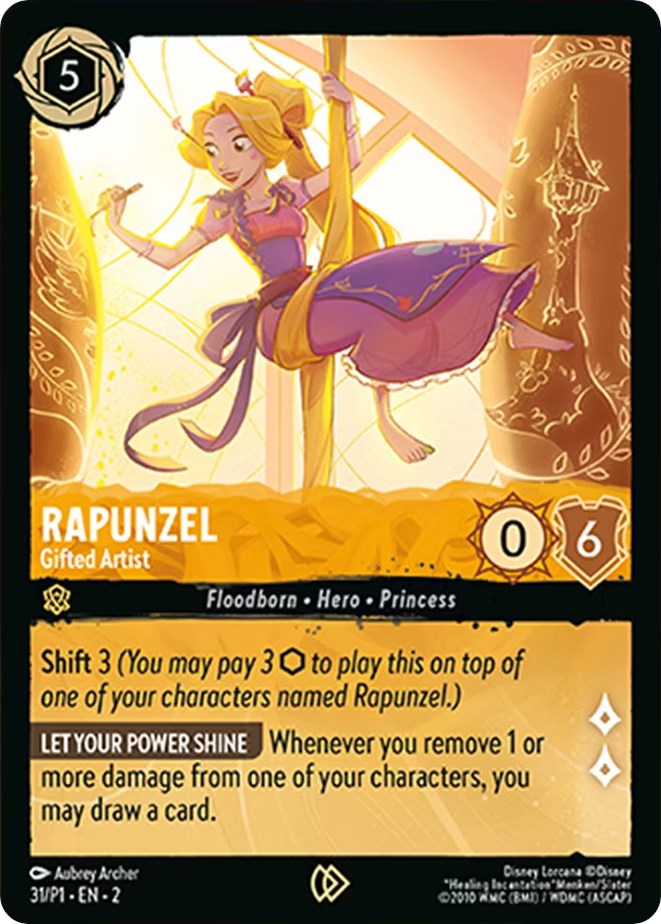 Rapunzel - Gifted Artist (31) [Promo Cards] | Black Swamp Games