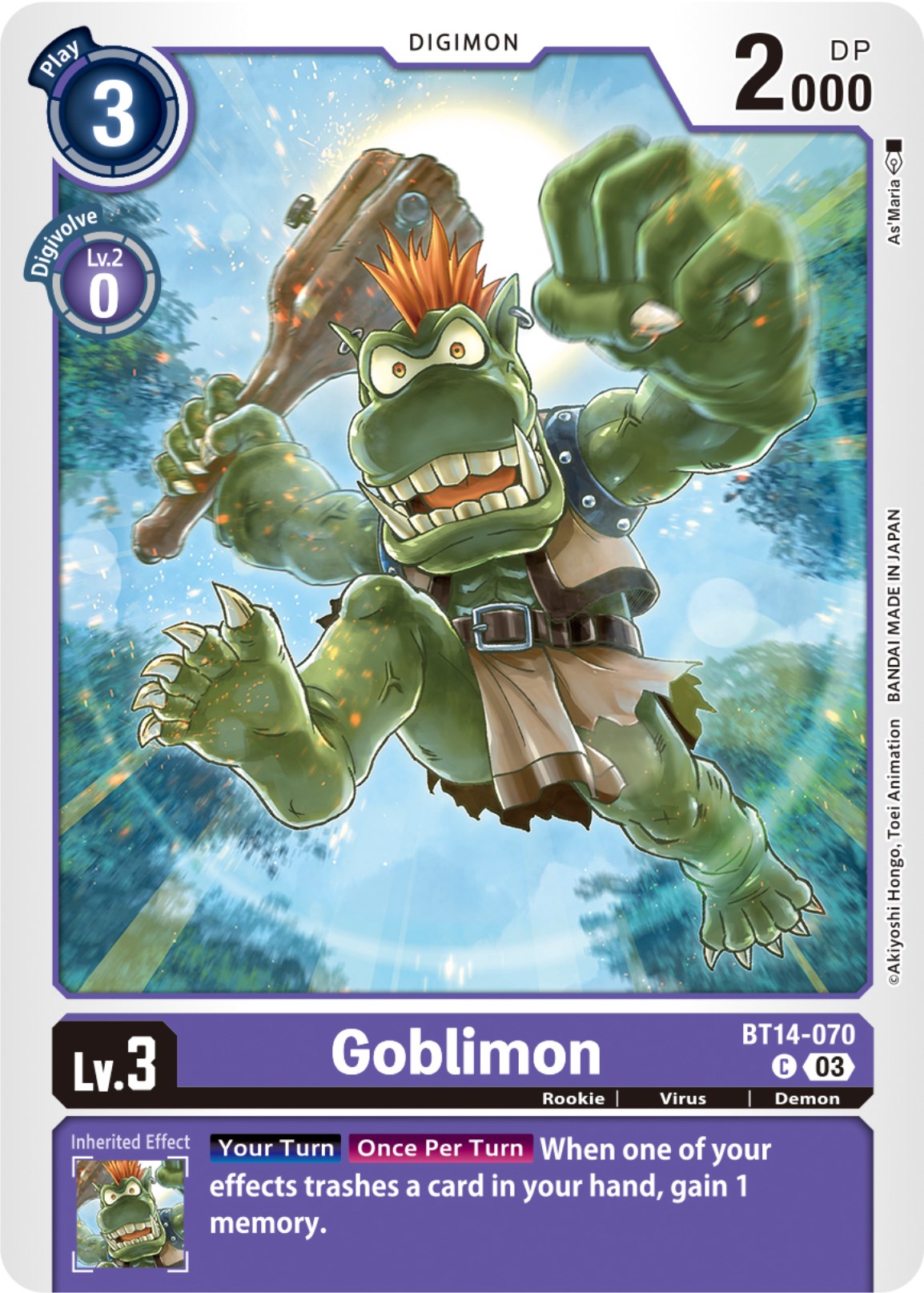 Goblimon [BT14-070] [Blast Ace] | Black Swamp Games