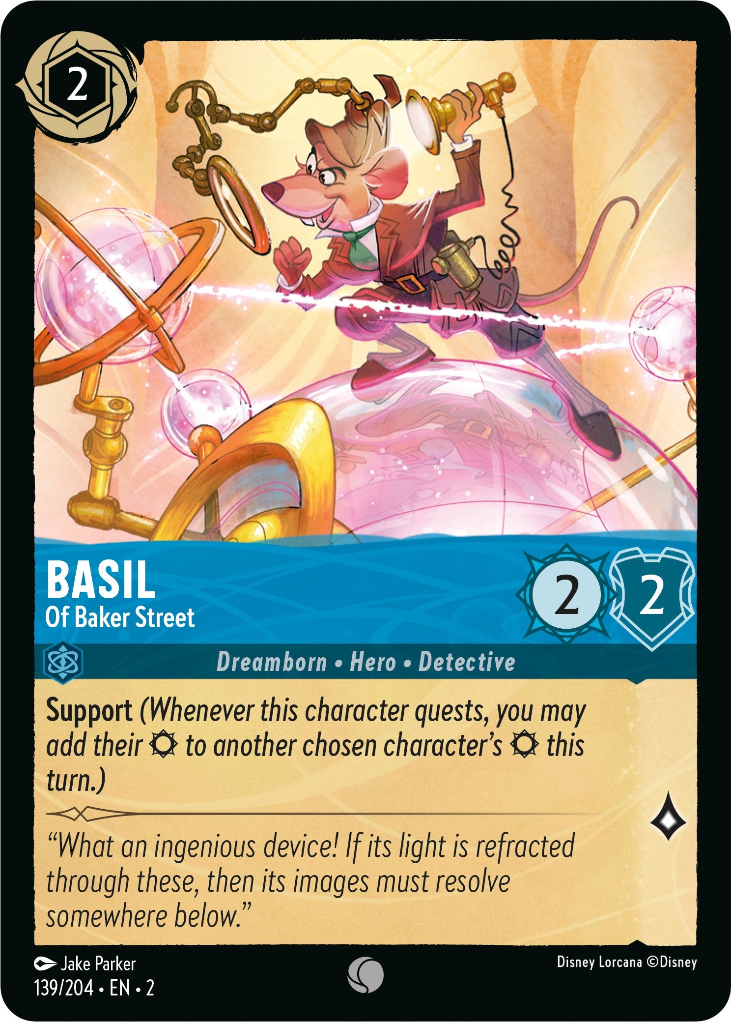 Basil - Of Baker Street (139/204) [Rise of the Floodborn] | Black Swamp Games