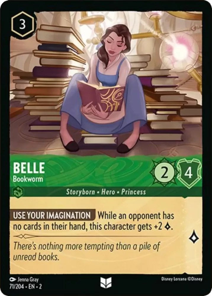 Belle - Bookworm (71/204) [Rise of the Floodborn] | Black Swamp Games