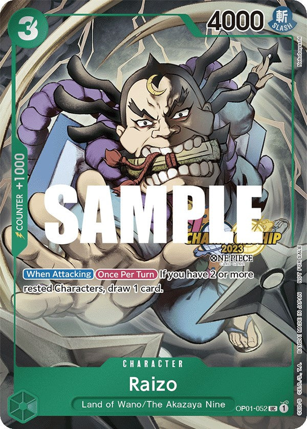 Raizo (CS 2023 Event Pack) [One Piece Promotion Cards] | Black Swamp Games