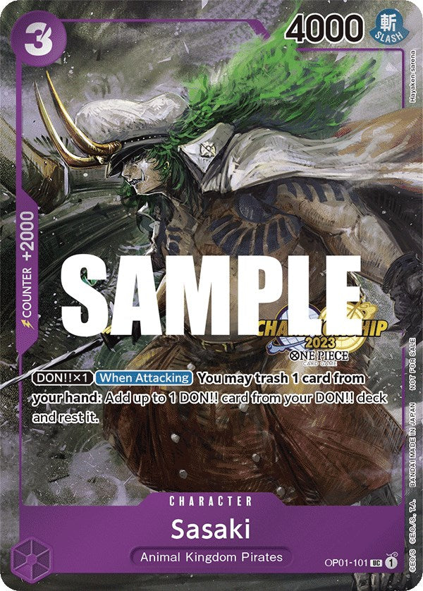 Sasaki (CS 2023 Event Pack) [One Piece Promotion Cards] | Black Swamp Games