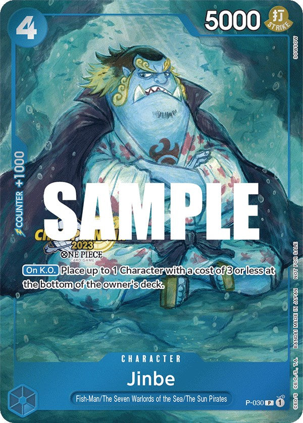 Jinbe (CS 2023 Event Pack) [One Piece Promotion Cards] | Black Swamp Games