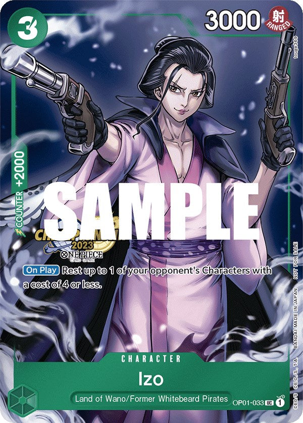 Izo (CS 2023 Celebration Pack) [One Piece Promotion Cards] | Black Swamp Games