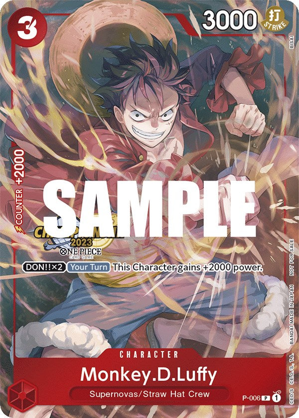 Monkey.D.Luffy (CS 2023 Celebration Pack) [One Piece Promotion Cards] | Black Swamp Games