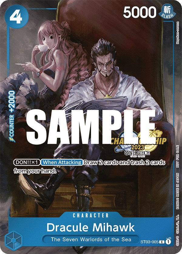 Dracule Mihawk (CS 2023 Celebration Pack) [One Piece Promotion Cards] | Black Swamp Games