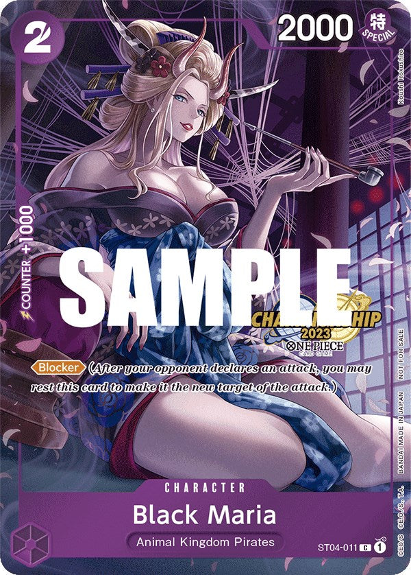 Black Maria (CS 2023 Celebration Pack) [One Piece Promotion Cards] | Black Swamp Games