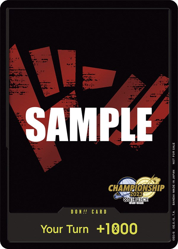 DON!! Card (CS 2023 Celebration Pack) [One Piece Promotion Cards] | Black Swamp Games