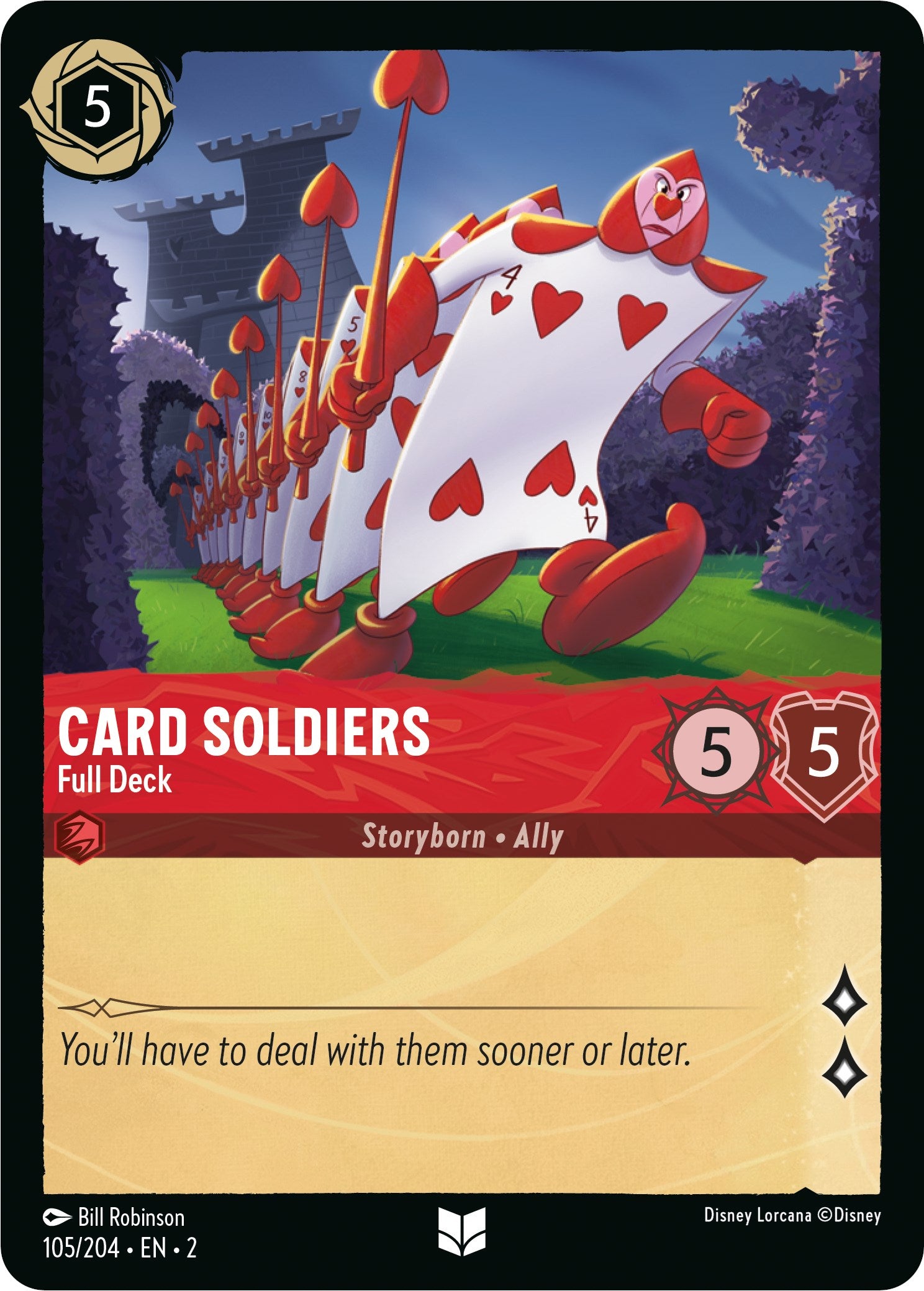 Card Soldiers - Full Deck (105/204) [Rise of the Floodborn] | Black Swamp Games