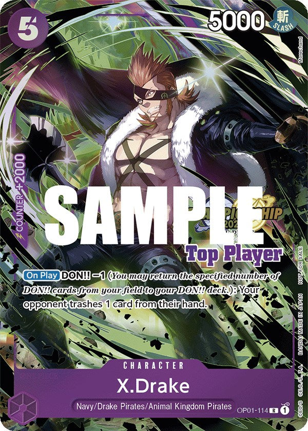 X.Drake (CS 2023 Top Players Pack) [One Piece Promotion Cards] | Black Swamp Games
