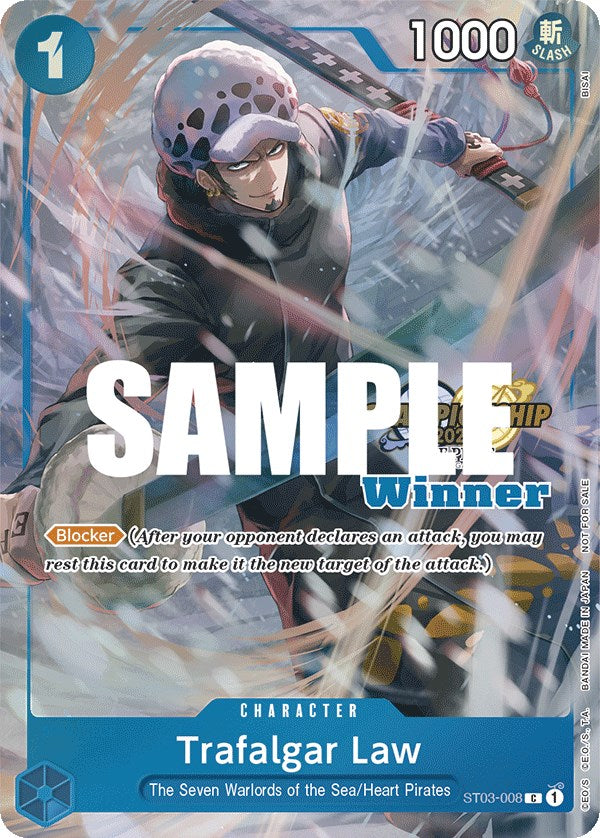 Trafalgar Law (CS 2023 Top Players Pack) [Winner] [One Piece Promotion Cards] | Black Swamp Games