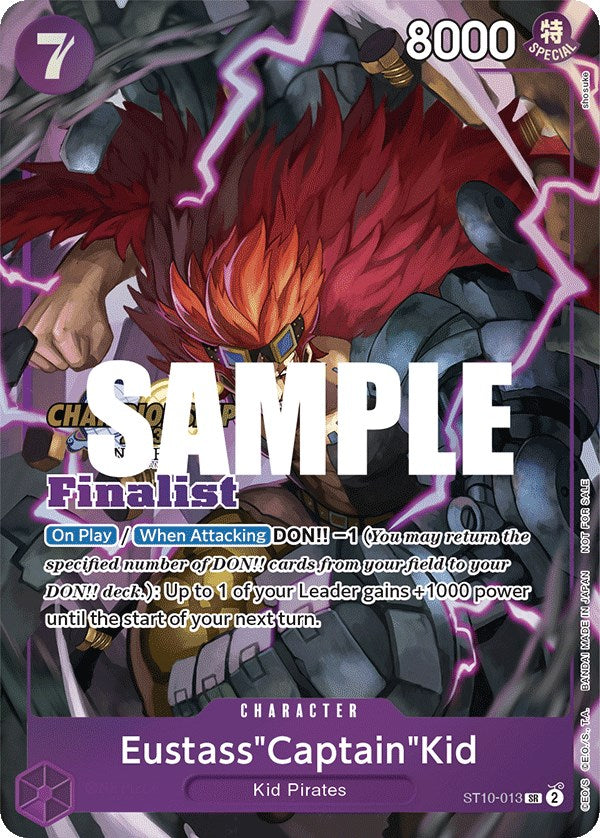 Eustass"Captain"Kid (CS 2023 Top Players Pack) [Finalist] [One Piece Promotion Cards] | Black Swamp Games