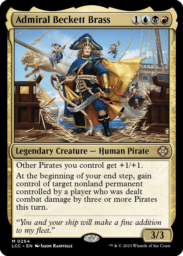 Admiral Beckett Brass [The Lost Caverns of Ixalan Commander] | Black Swamp Games