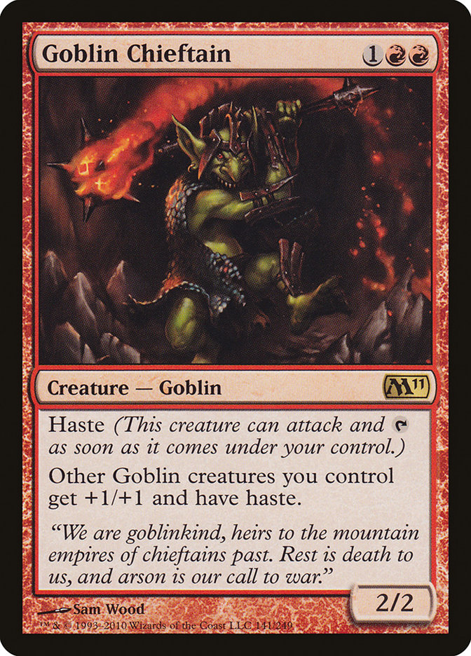 Goblin Chieftain [Magic 2011] | Black Swamp Games