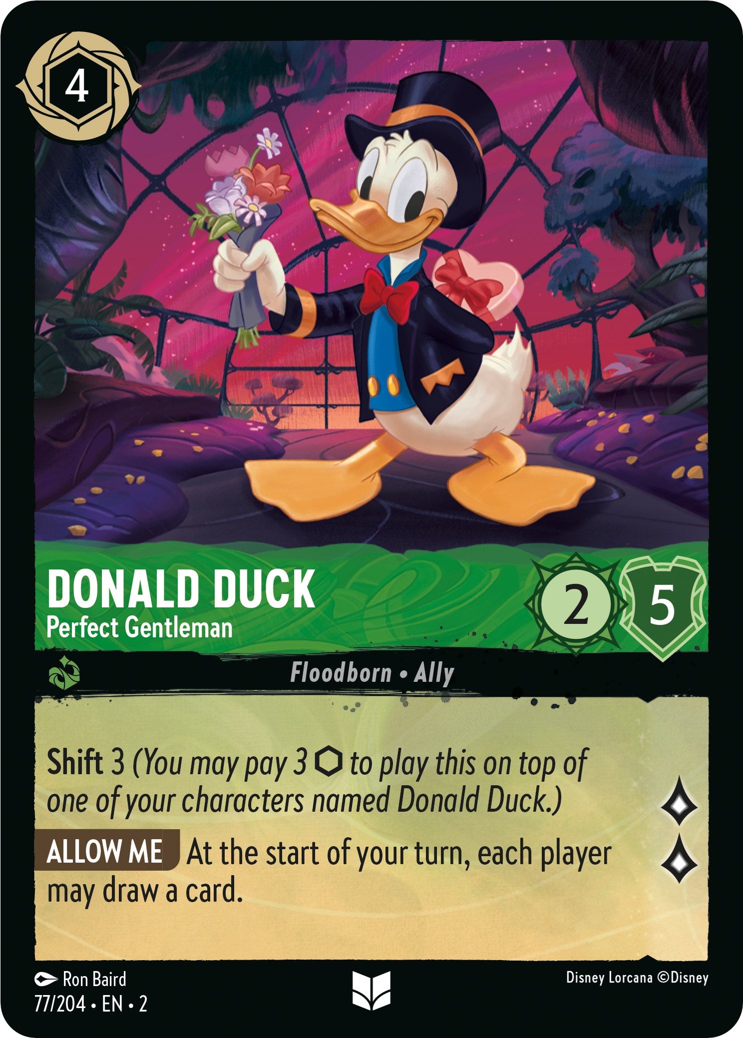 Donald Duck - Perfect Gentleman (77/204) [Rise of the Floodborn] | Black Swamp Games