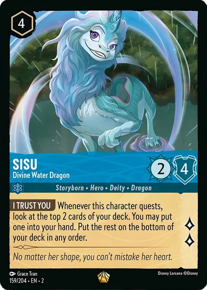 Sisu - Divine Water Dragon (159/204) [Rise of the Floodborn] | Black Swamp Games