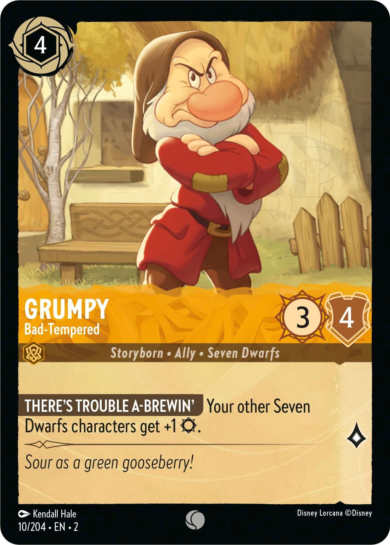 Grumpy - Bad-Tempered (10/204) [Rise of the Floodborn] | Black Swamp Games